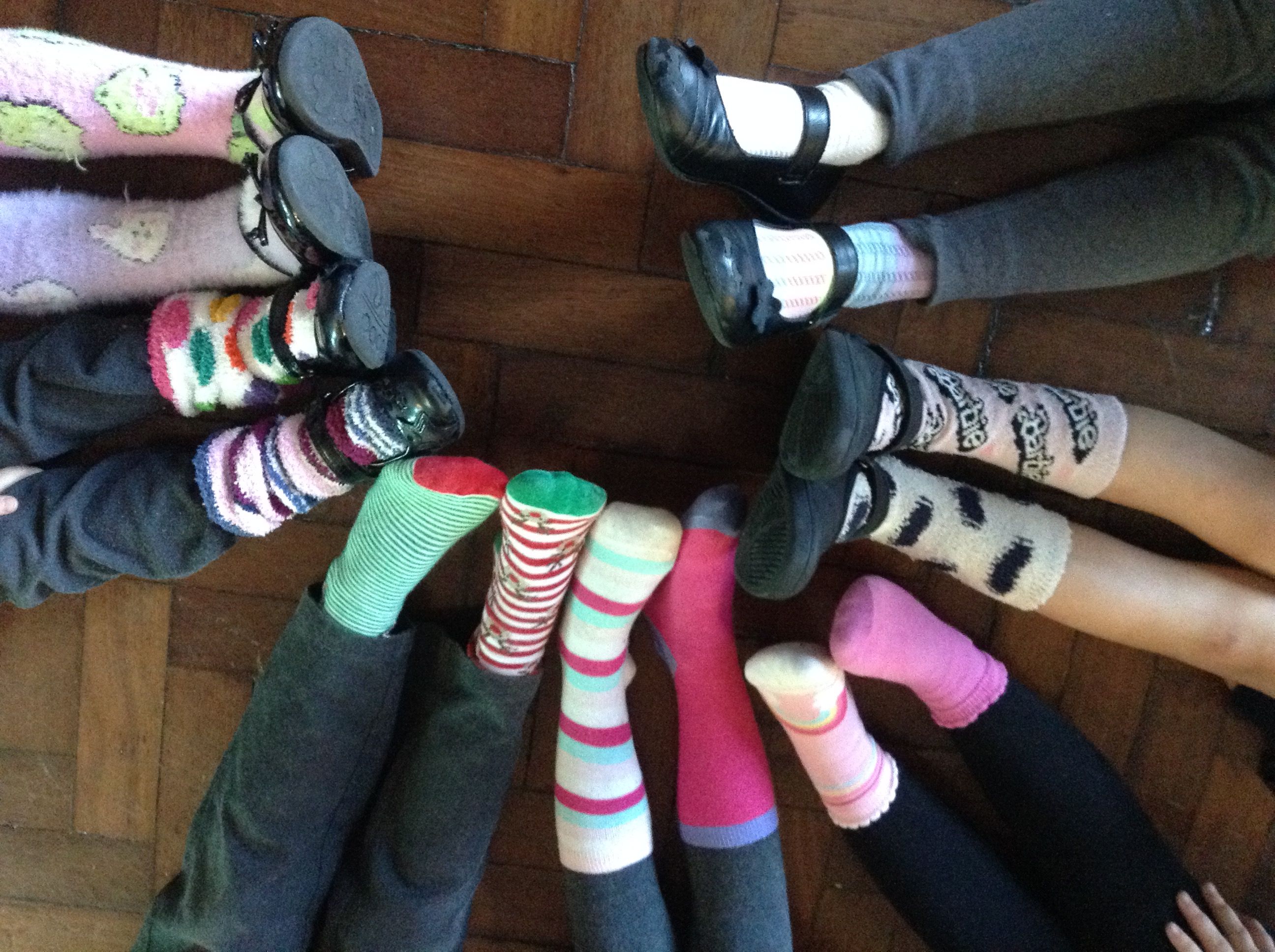 Celebrating odd socks day
